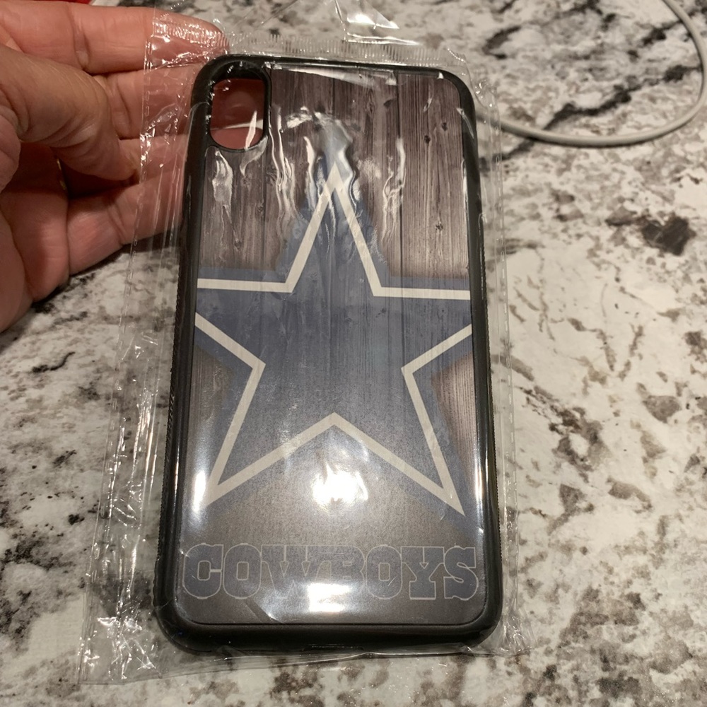 Fashion Phone Case with Cowboys Print - XS Max